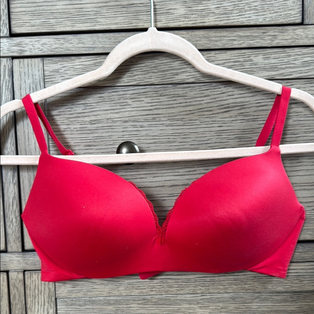 Red Women's Bra